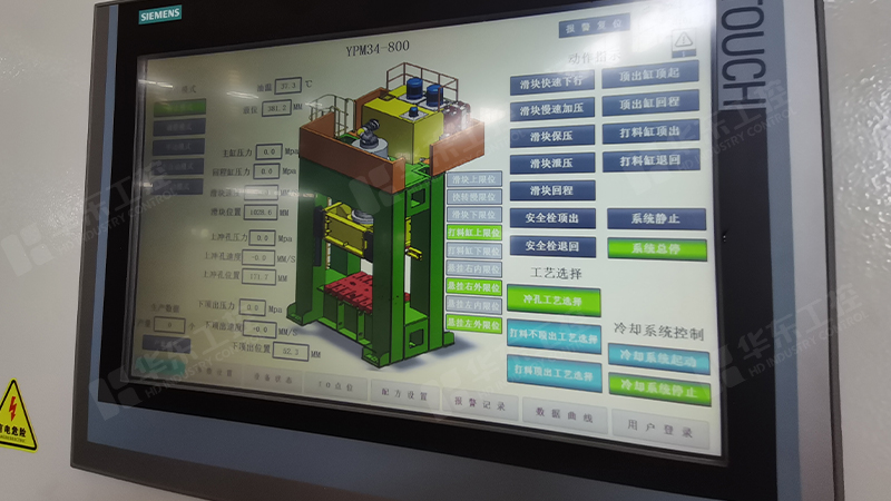 自動化控制系統(tǒng)在四柱液壓機(jī)應(yīng)用的核心優(yōu)勢